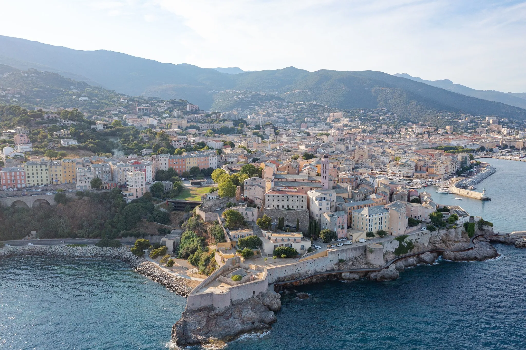 Veduta della cittadella di Bastia